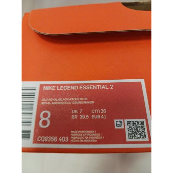 Nike Empty Shoe Box Only Replacement for LEGEND ESSENTIAL 2 Size 8 Sneakers BOX - Picture 5 of 10